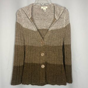 Vertigo Paris Womens Wool Blend Hooded Sweater